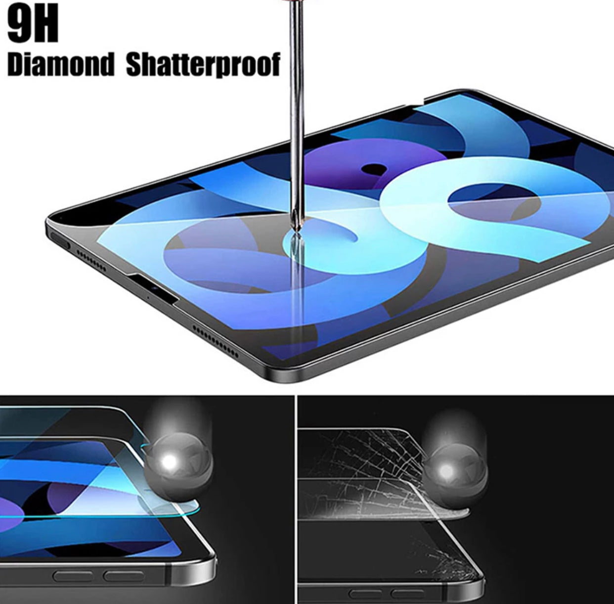 Premium Glass Pro+ Clear ShatterProof Glass Screen Protector- 2 pieces selected Apple iPads - Super Savings Technologies Co.,LTD Premium Glass Pro+ Clear ShatterProof Glass Screen Protector- 2 pieces selected Apple iPads - Super Savings Technologies Co.,LTD